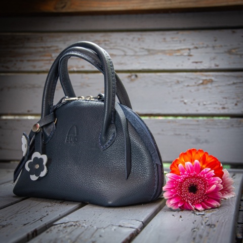 Mała skórzana torebka Stella