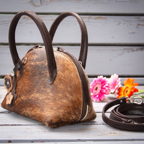 Mała skórzana torebka Stella