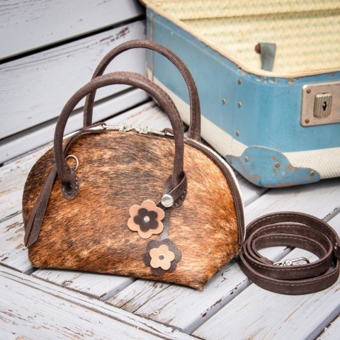 Mała skórzana torebka Stella