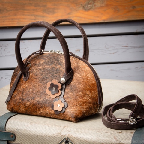 Mała skórzana torebka Stella