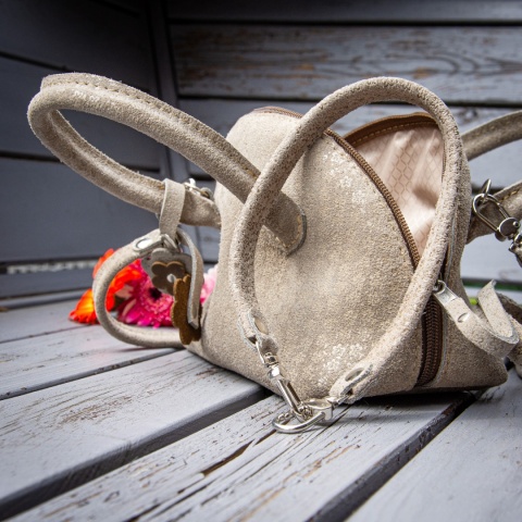 Mała skórzana torebka Stella