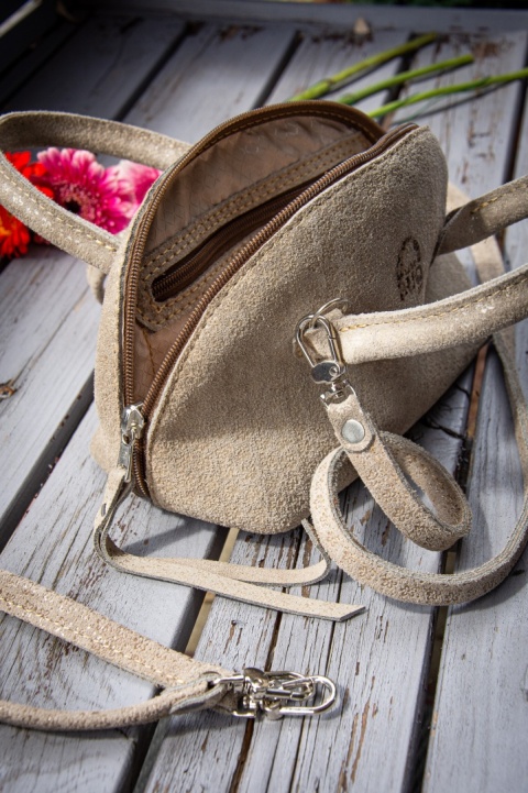 Mała skórzana torebka Stella