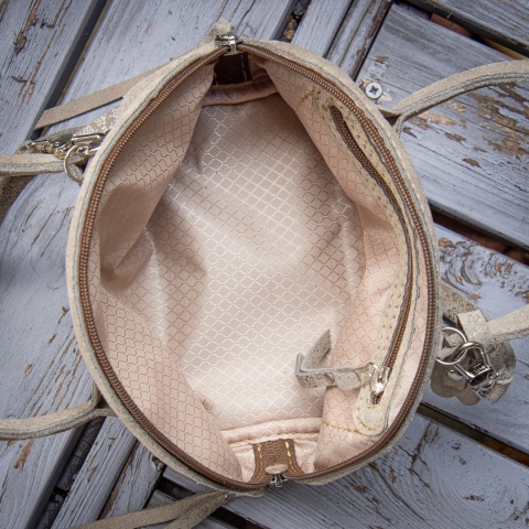 Mała skórzana torebka Stella