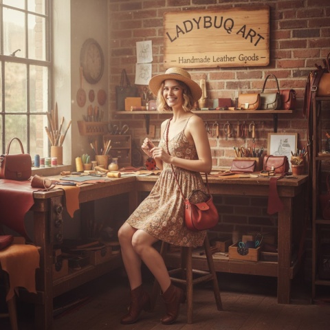 Mała torebka skórzana Mili w kolorze czerwonym