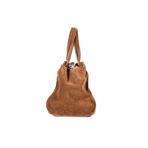 Zamszowa torba shopper od Ladybuq