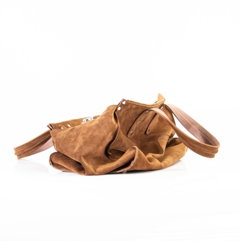 Zamszowa torba shopper od Ladybuq