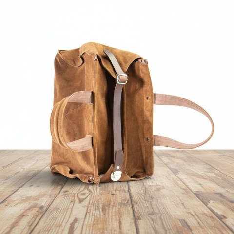 Zamszowa torba shopper od Ladybuq