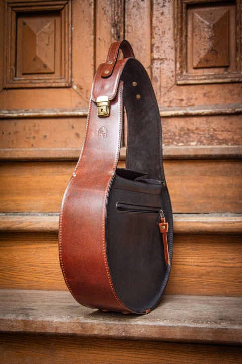 Handmade leathe purse Inez