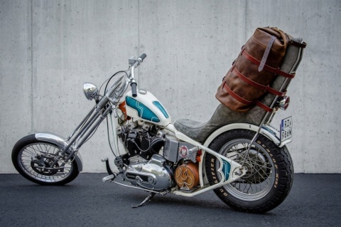 Skórzana torba motocyklowa podróżna XXL 135L z ochronnym wkładem wodoodpornym