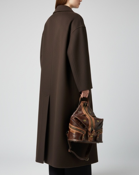 Handmade leather backpack elegant and unique