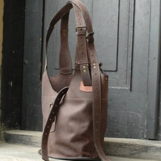 Torba z naturalnej skóry Ladybuq oryginalna duża torba w stylu oversize wykonana przez Ladybuq Art