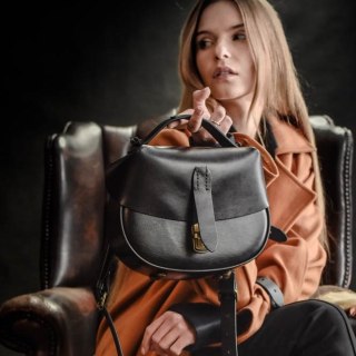 Minimalistyczna torebka "Kaya" z skóry naturalnej piękna torebka w stylu Vintage