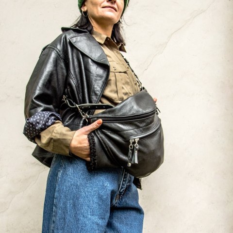 Unikalna skórzana nerka z ocieplaczem od LadyBuQ Art