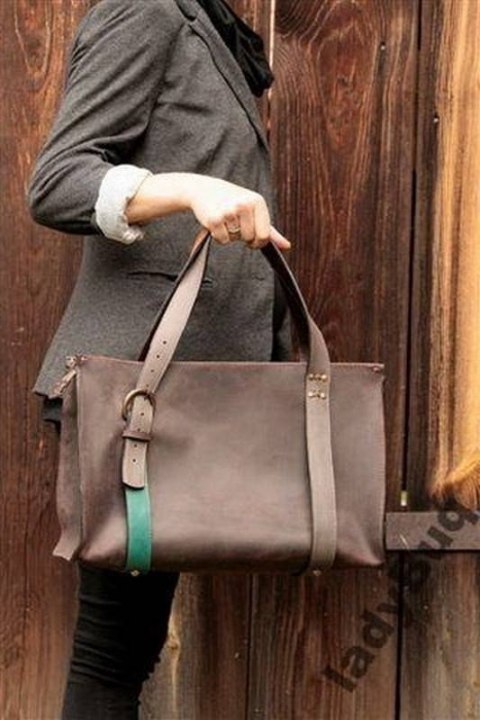 Lili unikalna torba w stylu oversize skórzana ręcznie robiona od Ladybuq Art Lili unikalna torba w stylu oversize skórzana ręcznie robiona od Ladybuq Art