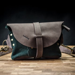 Leather fanny pack handmade