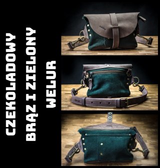 Leather fanny pack handmade