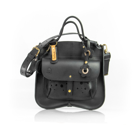 Leather bag Elaine black color Leather bag Elaine black color