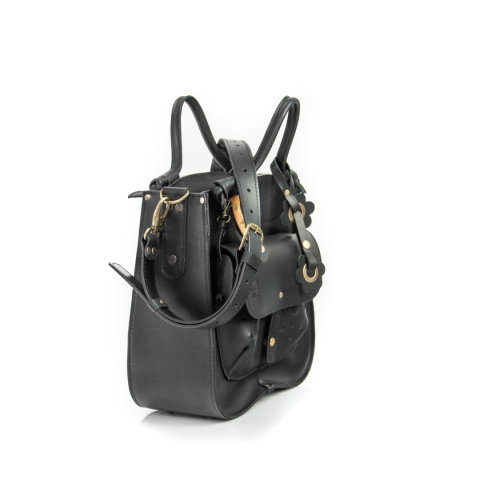 Leather bag Elaine black color Leather bag Elaine black color