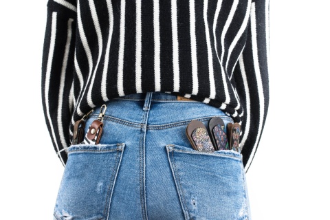 Kolorowy breloczek Zero Waste