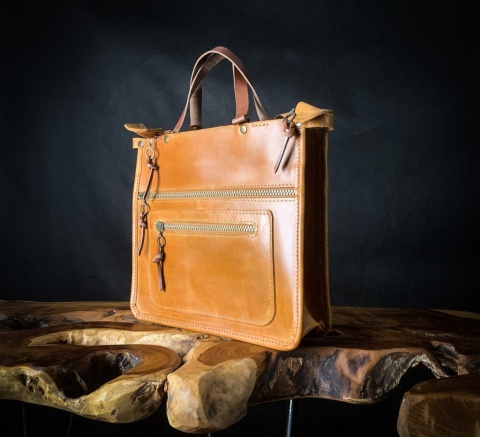 Skórzany duży organizer do twojej torebki