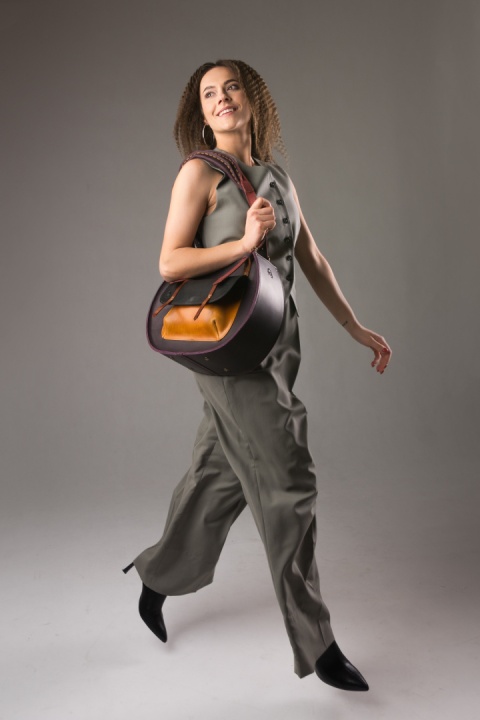 Torebka Basia w kolorze buraczkowym