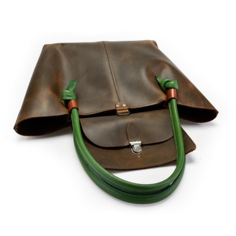 Torebka typu shopper Sara w kolorze brązowym